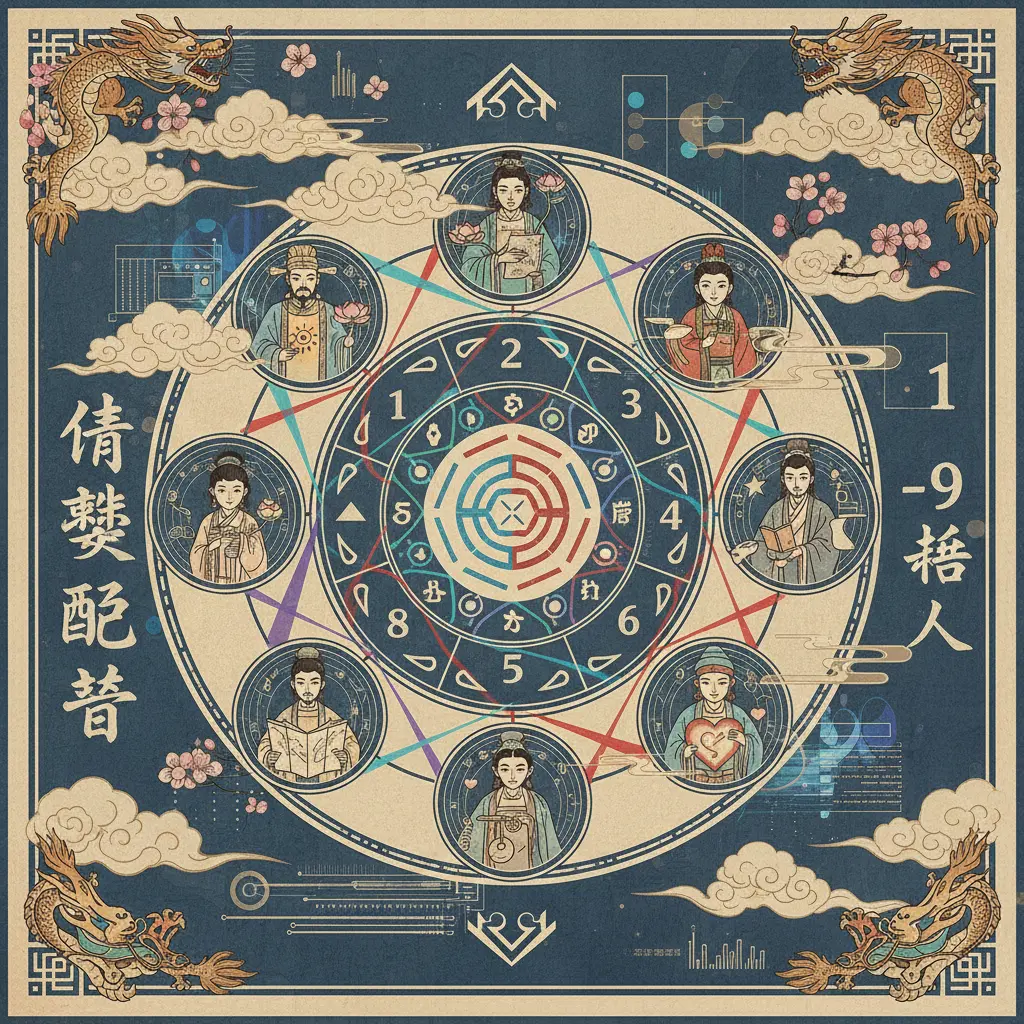 生命靈數配對 - 1-9號人
