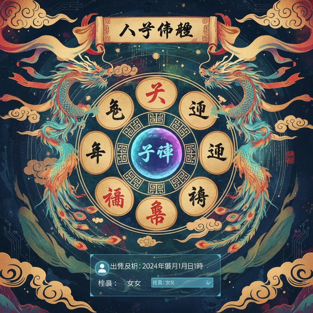 子平八字 - 八字命盤