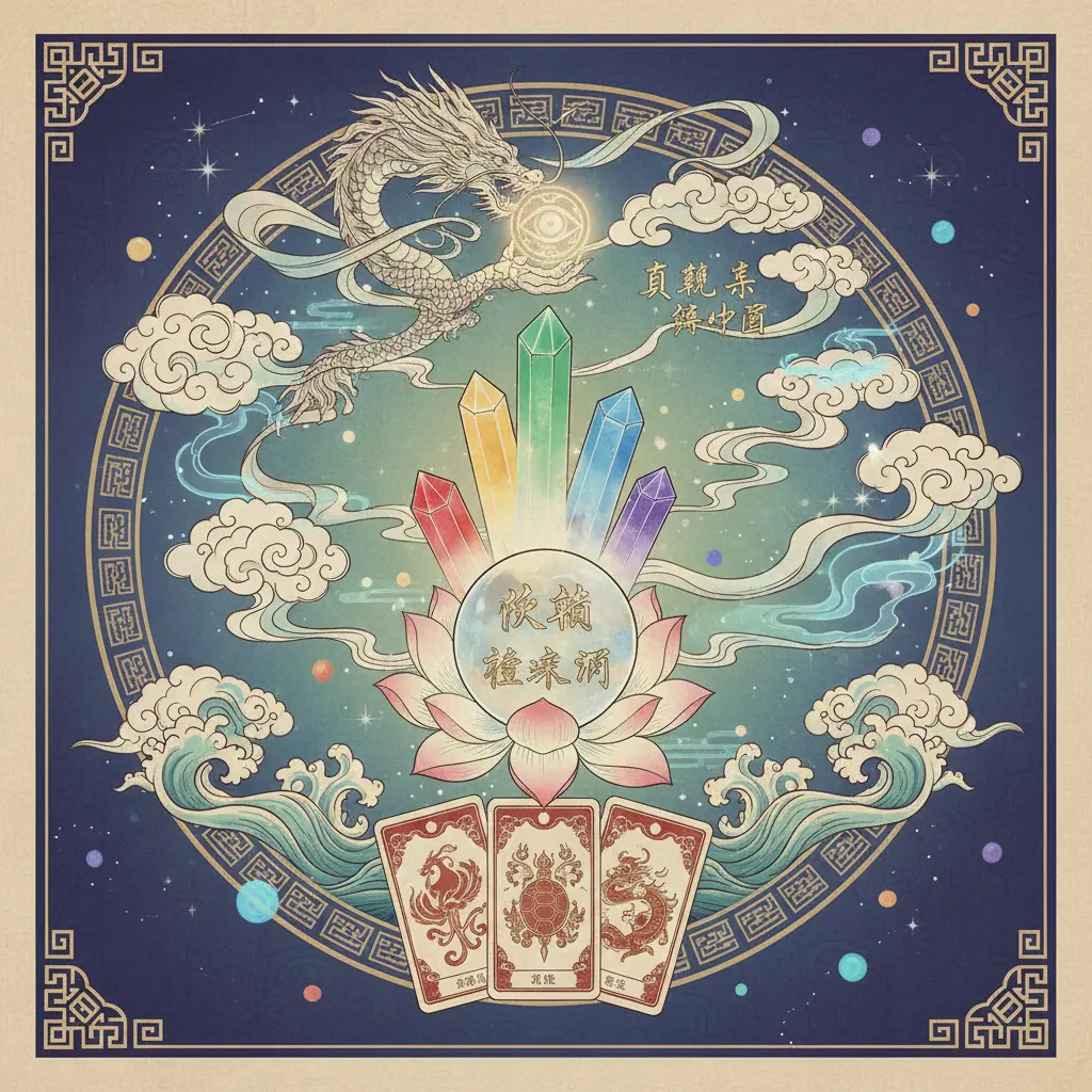 直覺塔羅 - 脈輪療愈水晶