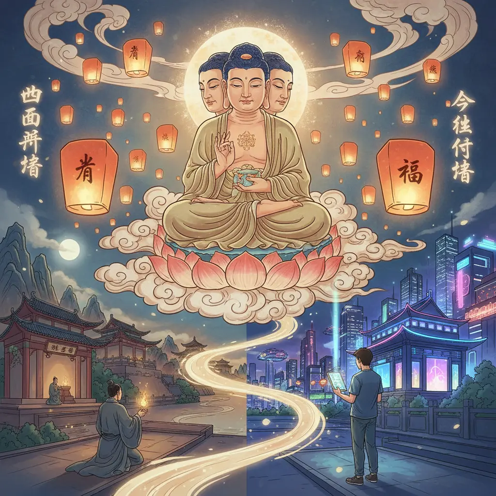 前世今生 - 四面佛點燈